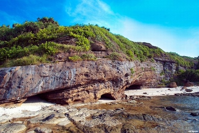 Hang Pagoda in Ly Son Island, Vietnam